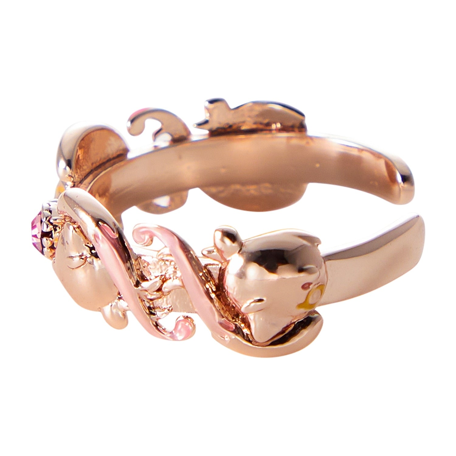 Authentic Pokémon ring with detailed salmon tail pattern, made in Japan