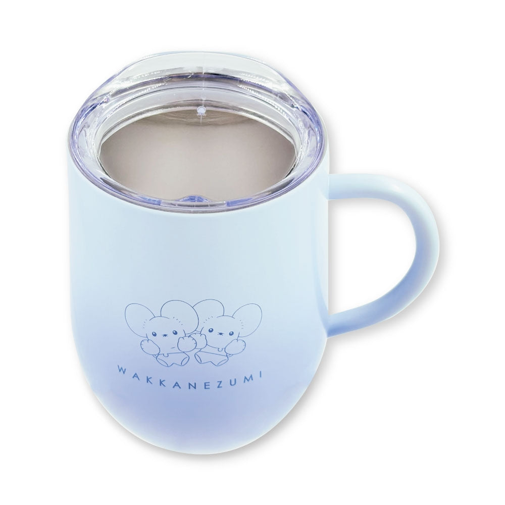 Stainless steel mug with gradation lid Wakka Nezumi