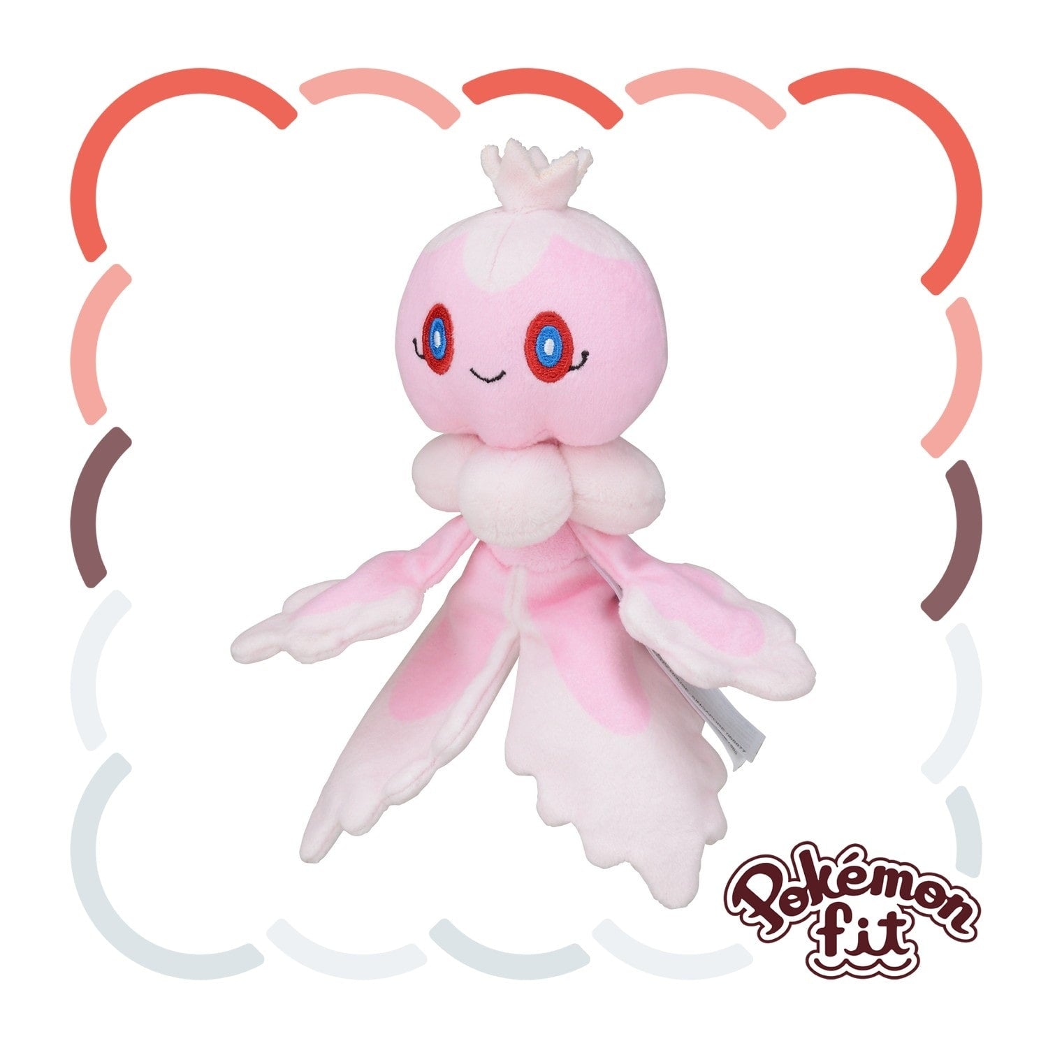 Pokémon Fit Plush #592 Frillish (Female Form) – Pokémon Center Japan