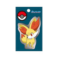 Silver Sticker Focco featuring Fennekin, a Fire-type Fox Pokemon from Japan, with detailed design
