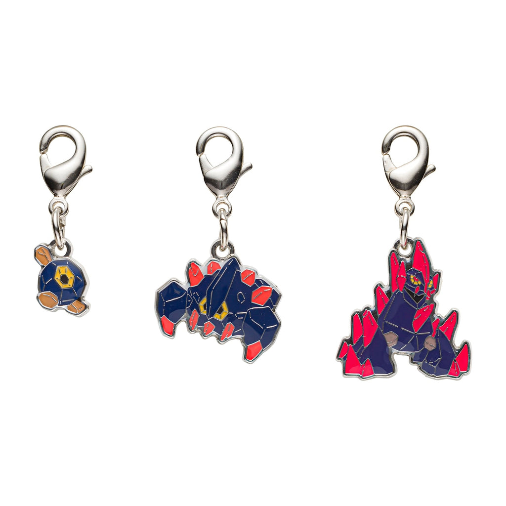 Pokemon National Encyclopedia metal charm #524 from Japan, detailed metalwork