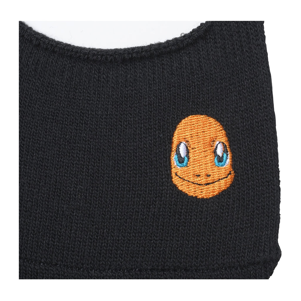 [Choose] Cover Socks One Point Plain Charmander BK (25-27cm)