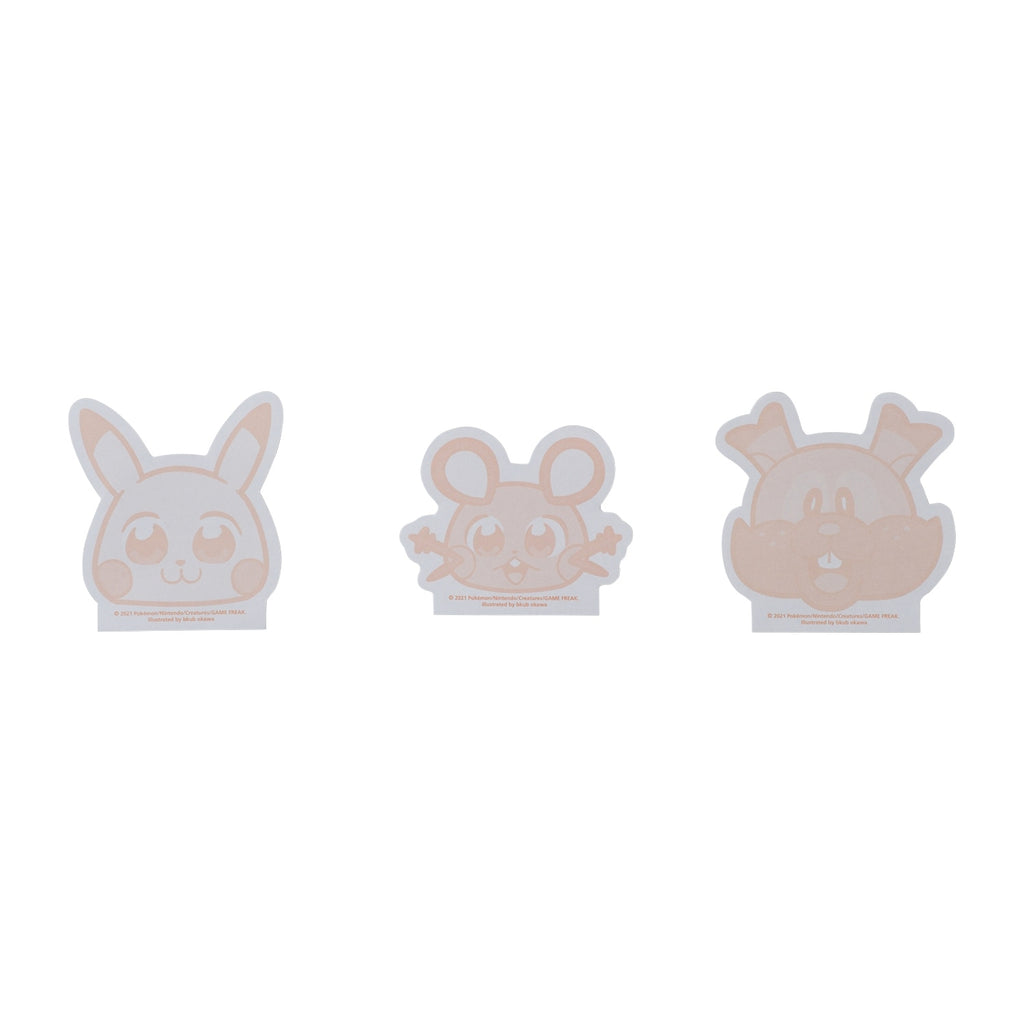 Collectible Pikachu memo set with Electric-type Pokemon design from Japan