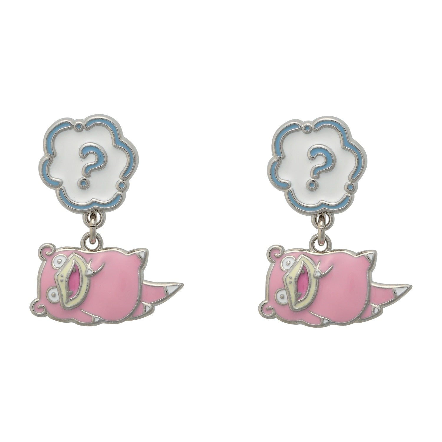 Pokemon DOWASURE Yadon earrings with anime character design from Japan