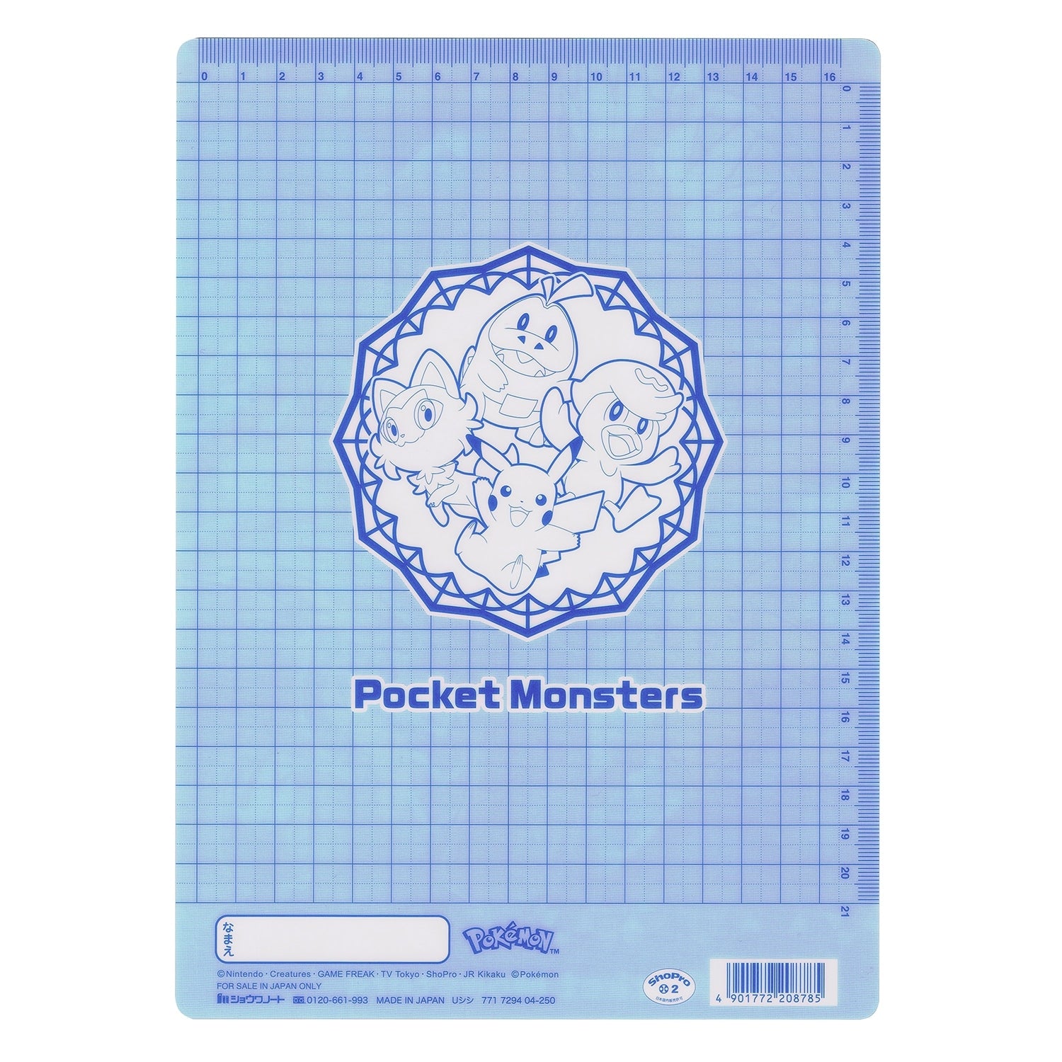 Official Pokémon Center Japan Shitajiki, 25×18 cm, sourced directly from Japan