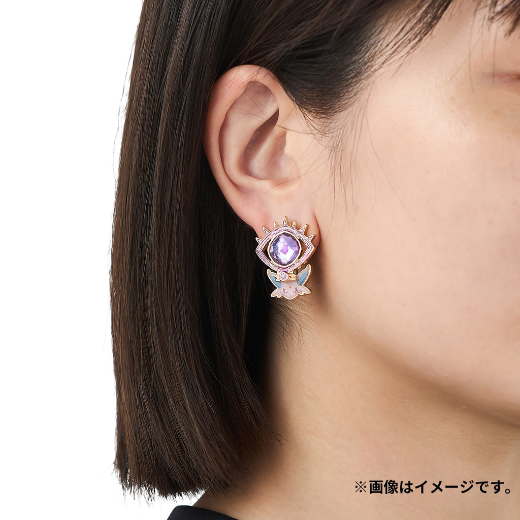 Pokémon Esper Terra Star Efi earrings with packaging, direct from Japan