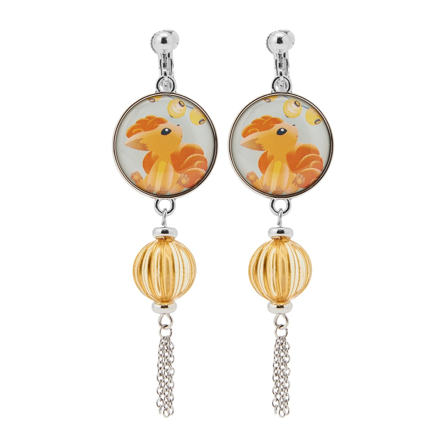 Pokemon earrings with summer festival design from Japan