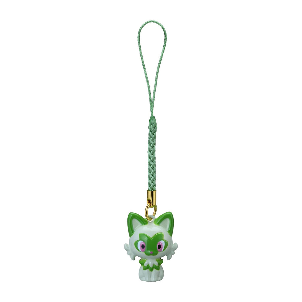 Suzu Netsuke Nyaoha Pokemon figure with Grass Cat design from Japan