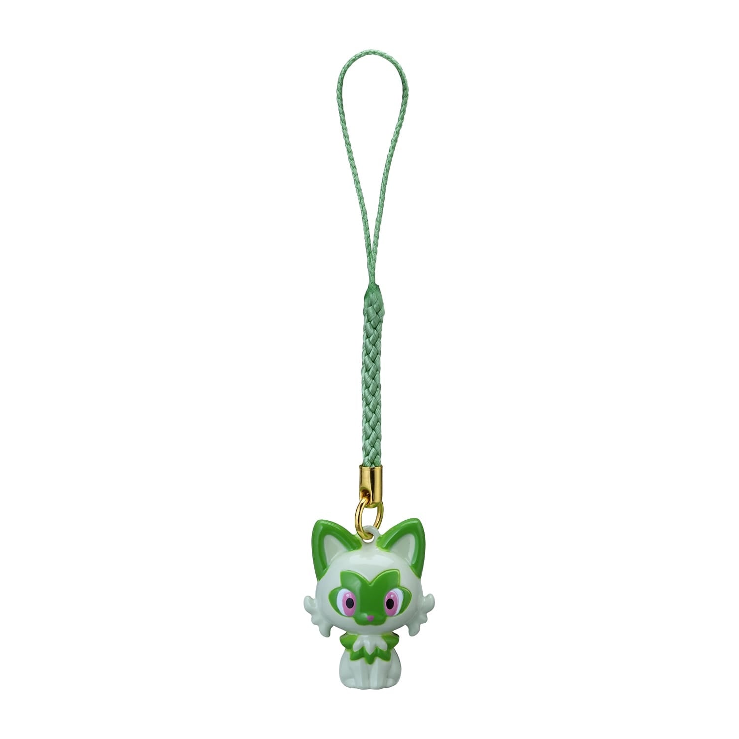 Suzu Netsuke Nyaoha Pokemon figure with Grass Cat design from Japan