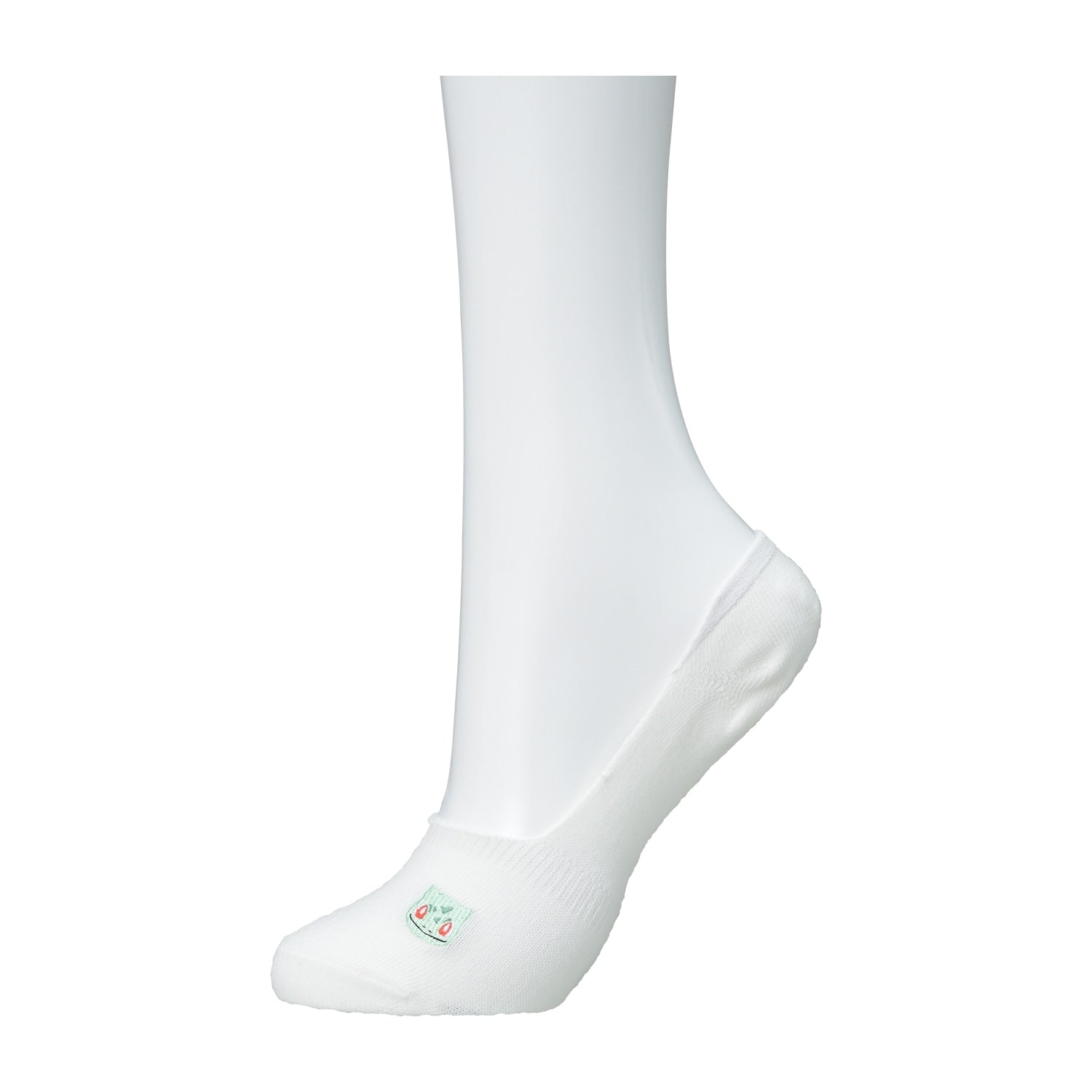 [Choose] Cover socks One point plain Bulbasaur WT (25-27cm)