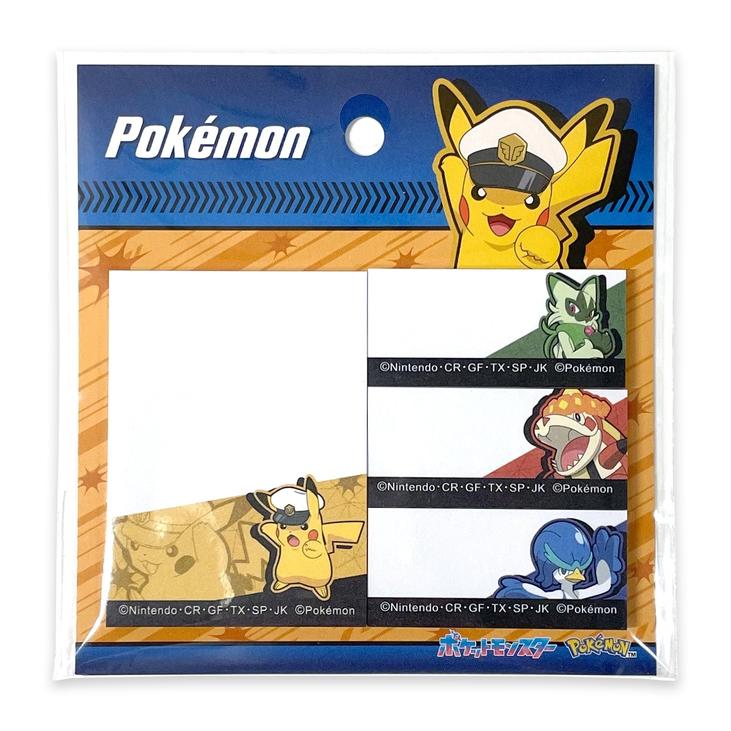 Pokemon Anime Stationery Series from Japan, featuring colorful character designs on notebooks and planners