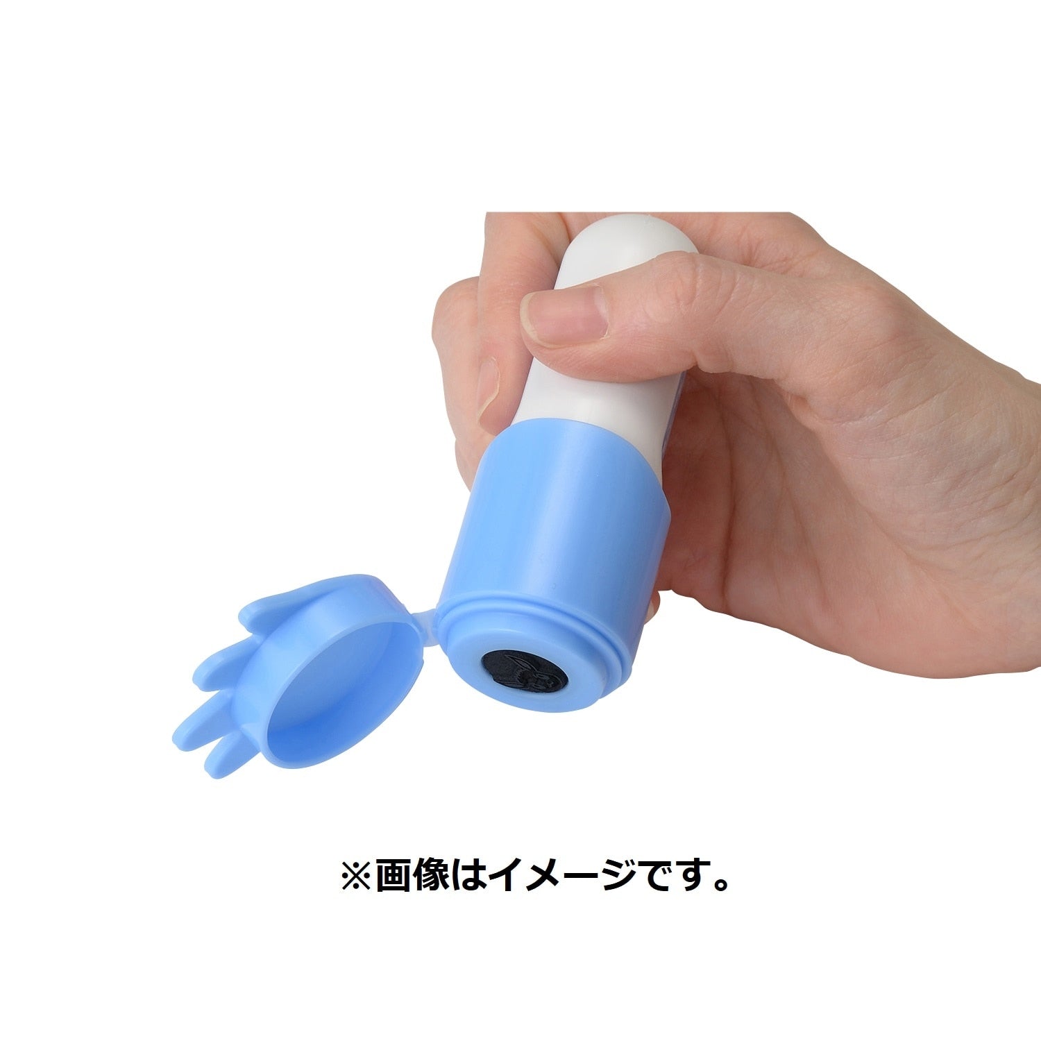 Eevee collectible item with blue accents, sourced from Japan