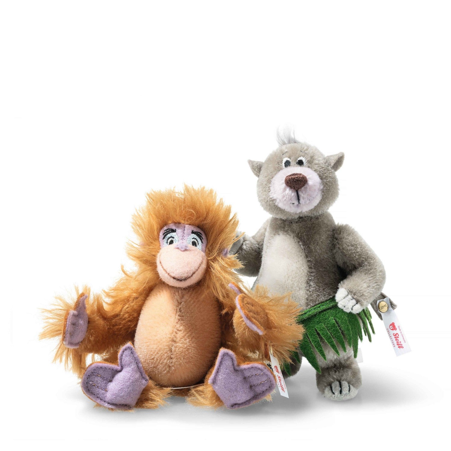 [Steiff] Baloo and King Louie Jungle Book Set Plush Toy