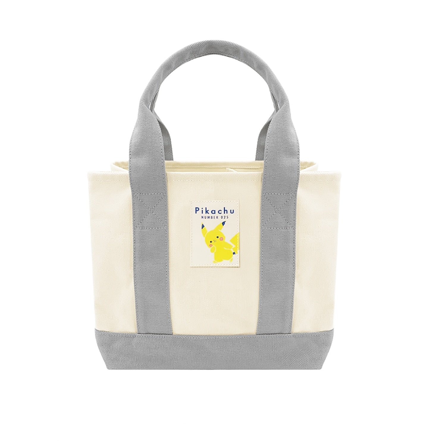 Pikachu number025 mini tote bag with vibrant design from Japan