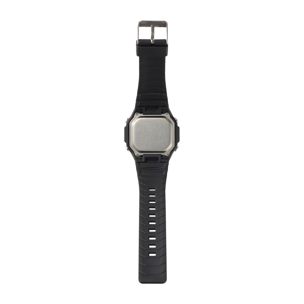 Back of the watch, featuring the Pokemon logo and Japan sourcing