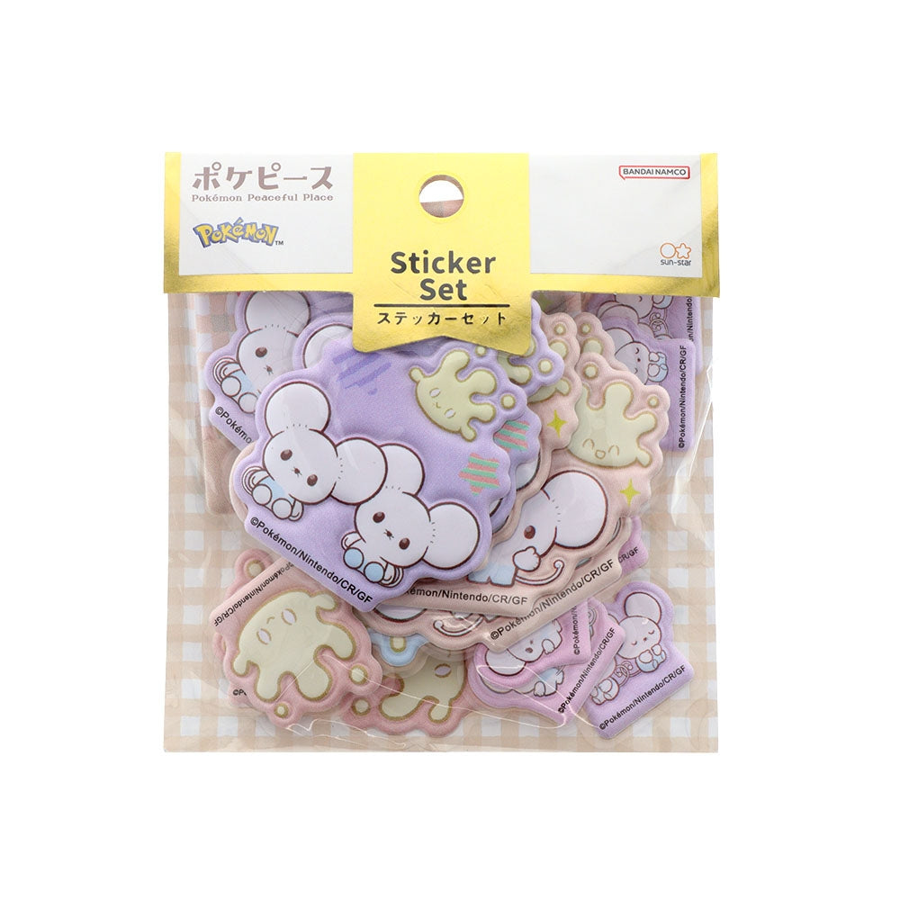 Sticker set Pokepiece Mahomer & Wakkarat