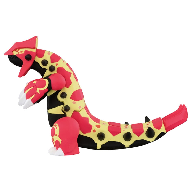 Moncolle Genshi Groudon figure in action pose, from Japan's Pokemon Center