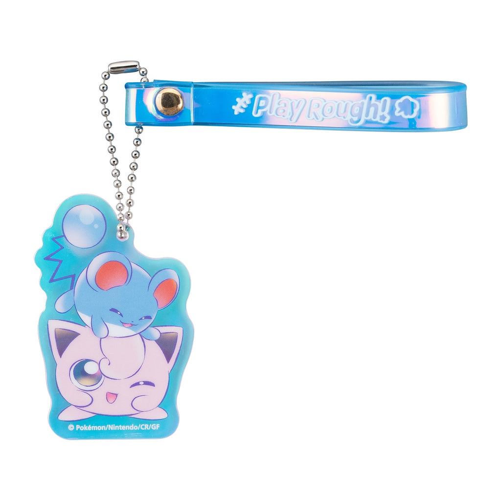 Marill Acrylic Charm from Japan, featuring a cute water-type Pokemon