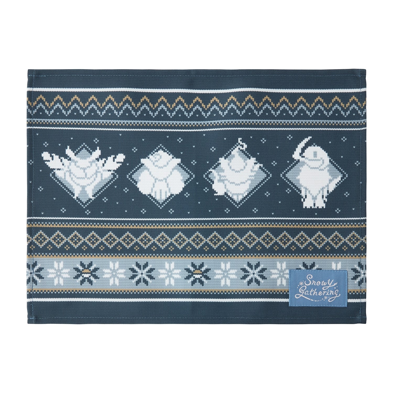 Placemat Snowy Gathering