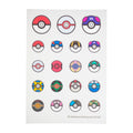 Cloth sticker irodo monster ball
