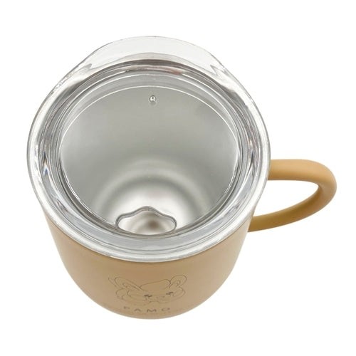 Stainless steel mug with lid Pamo