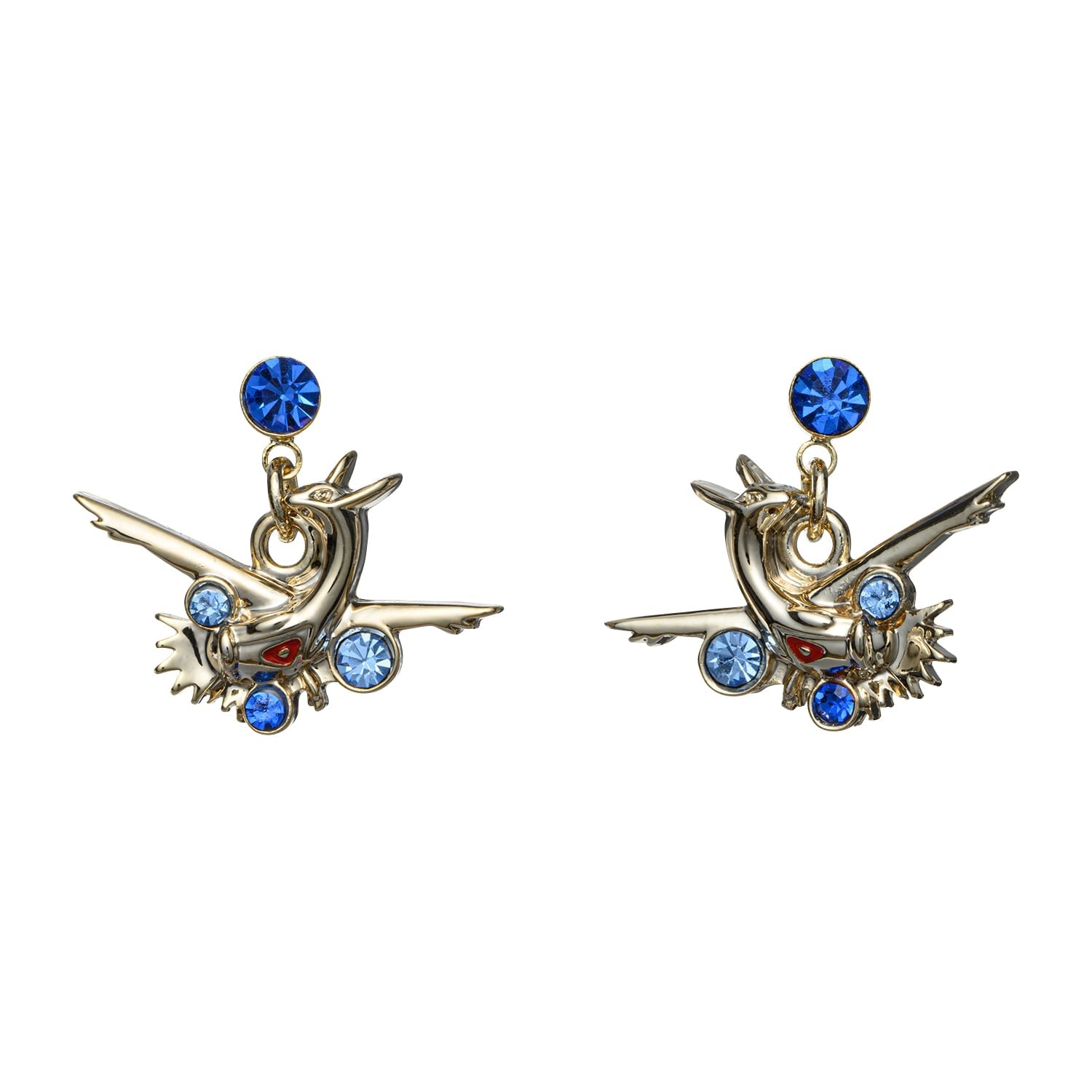 Pokémon Latios earrings with silver tone from Japan