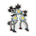 Sandy Shocks Pokemon sticker from Japan, featuring Electric/Ground-type Paradox Pokemon
