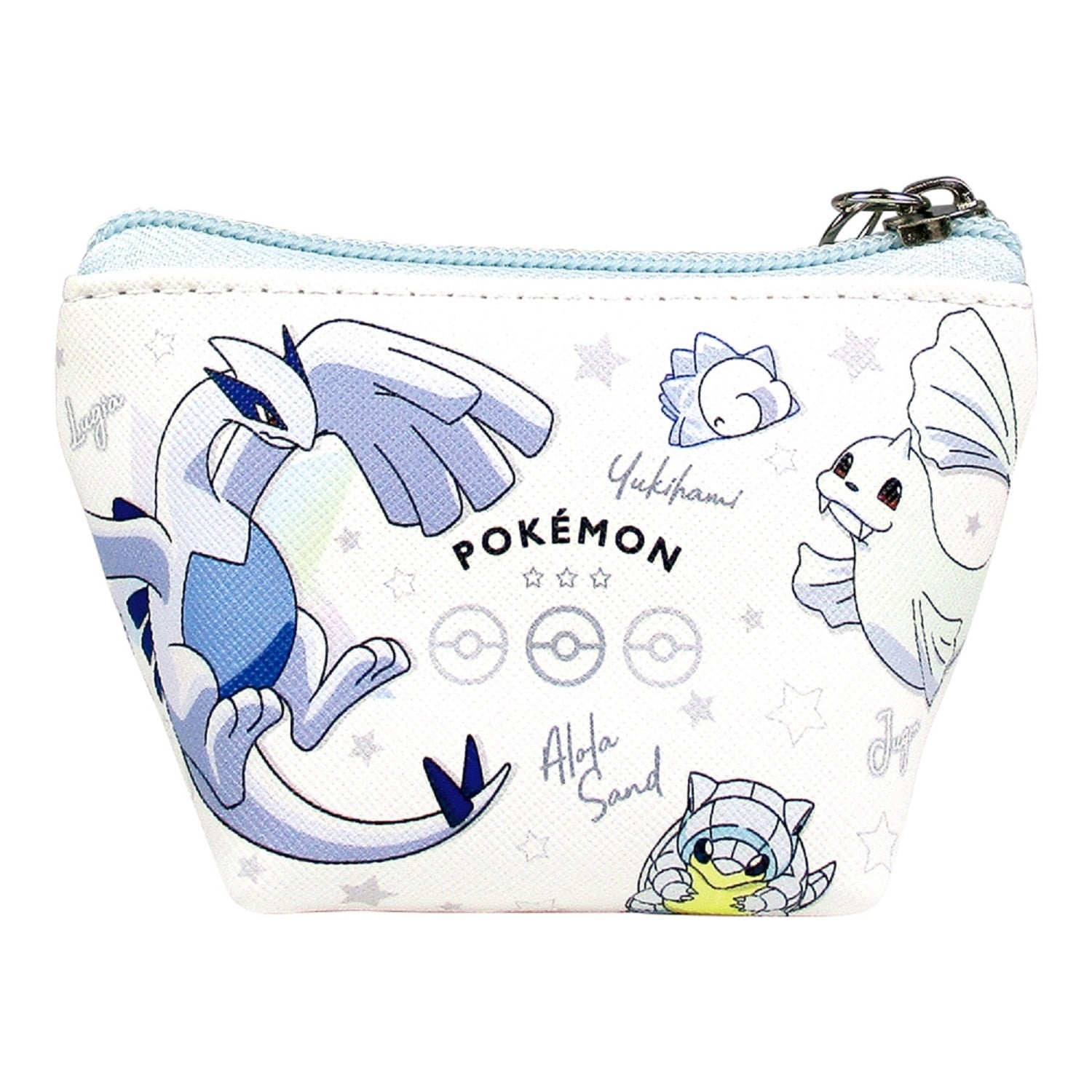 Triangular mini pouch colors/white