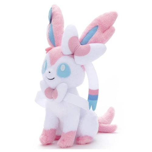 Pokemon Plush Toy Nymphia back view with tag from Japan