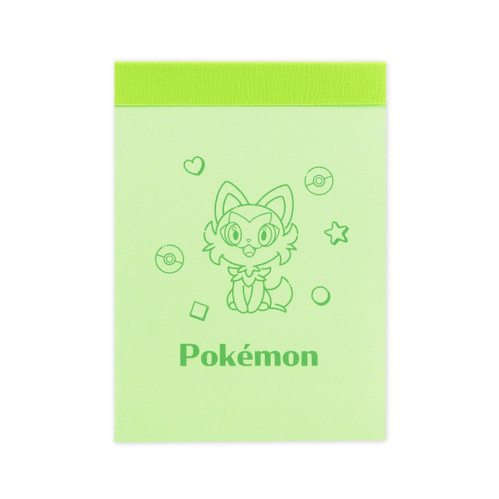 Sprigatito mini memo with cute design from Japan
