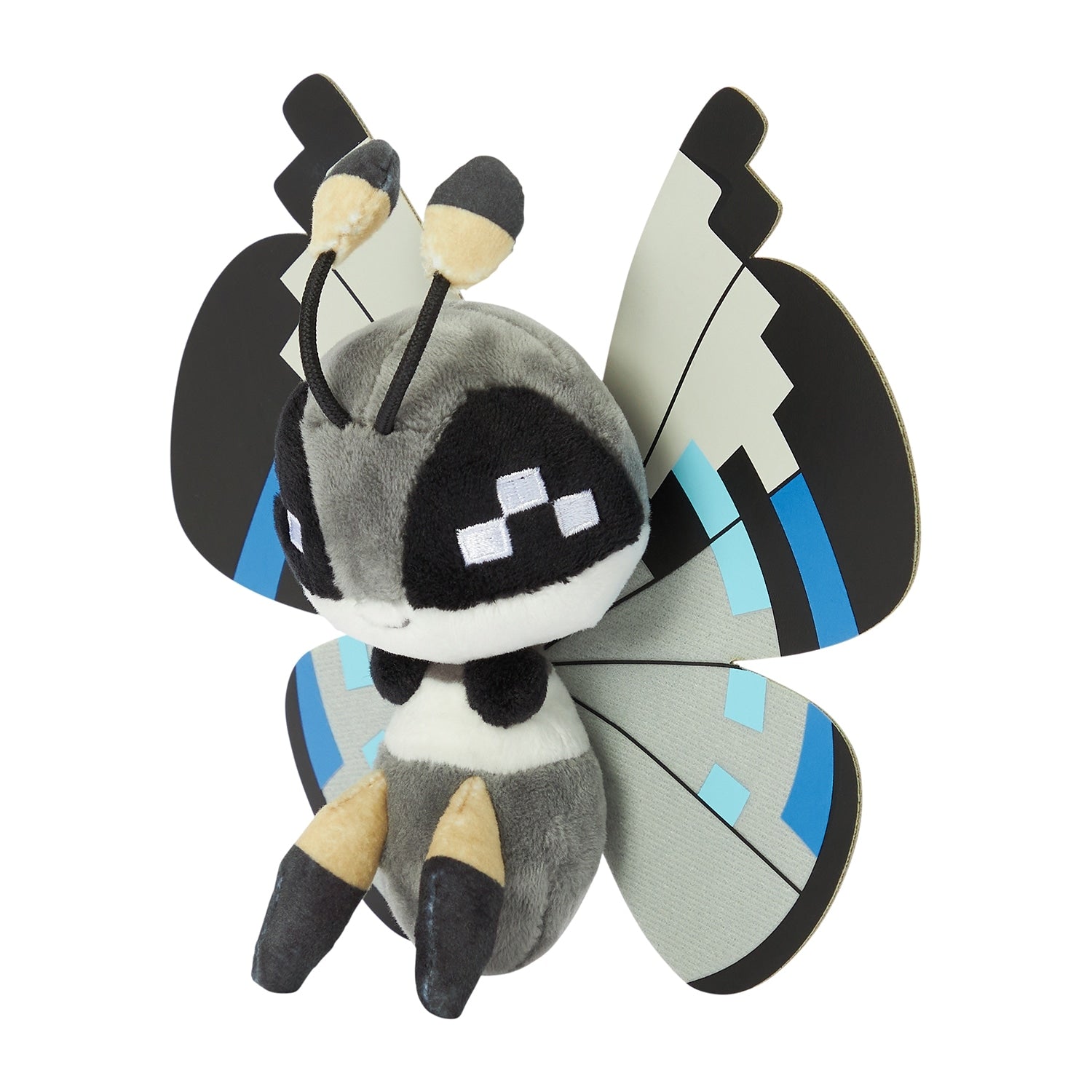 Authentic Japanese Pokémon plush, Vivillon Squall's Moyo, detailed wings