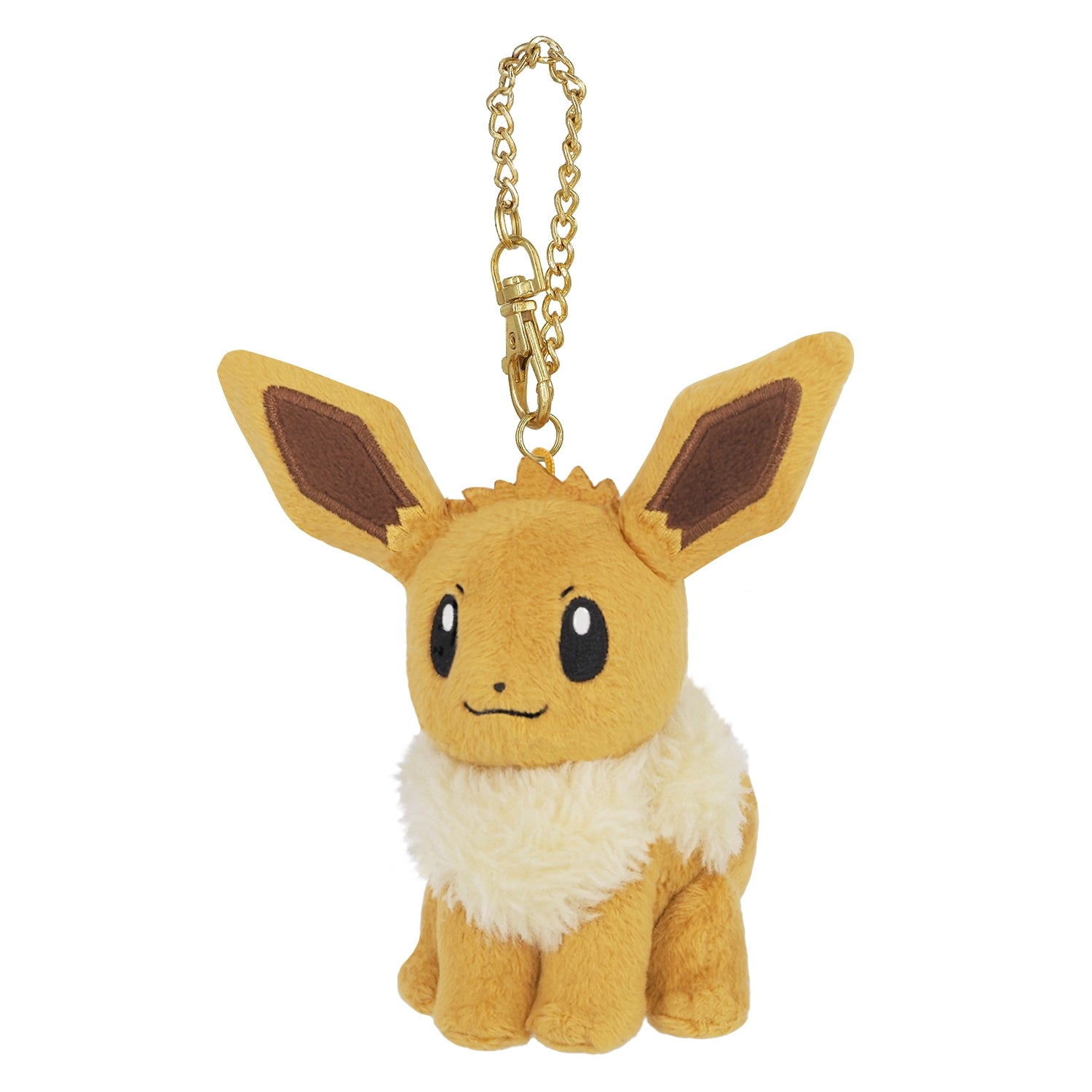 Authentic Japanese Pokemon Eevee mascot figure with detailed ears