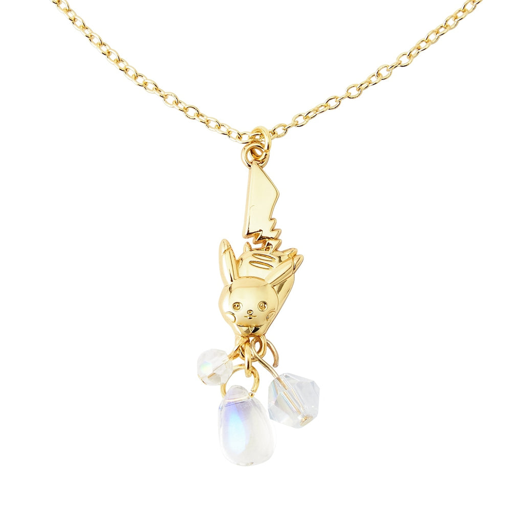 Authentic Japanese Pokemon necklace featuring Pikachu's face, shipped from Japan