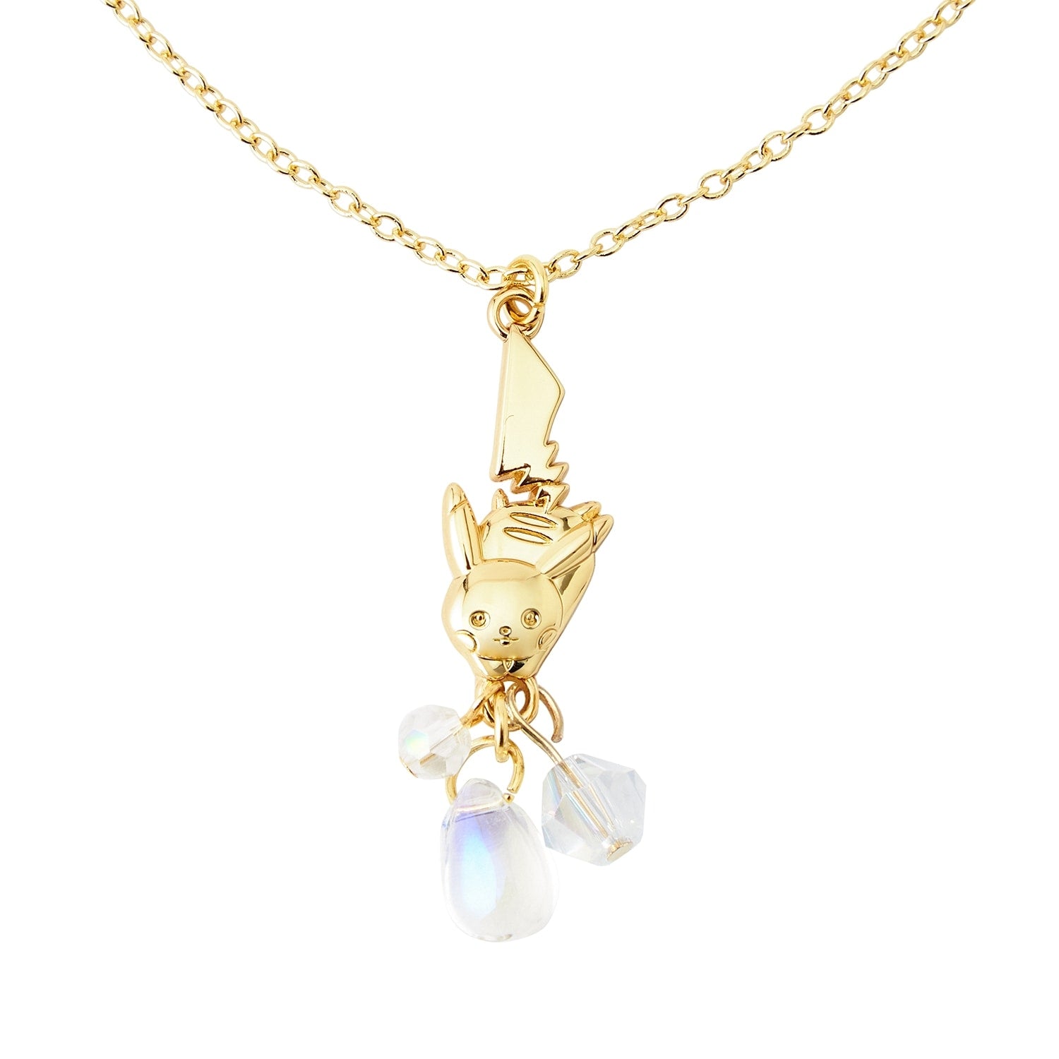 Authentic Japanese Pokemon necklace featuring Pikachu's face, shipped from Japan