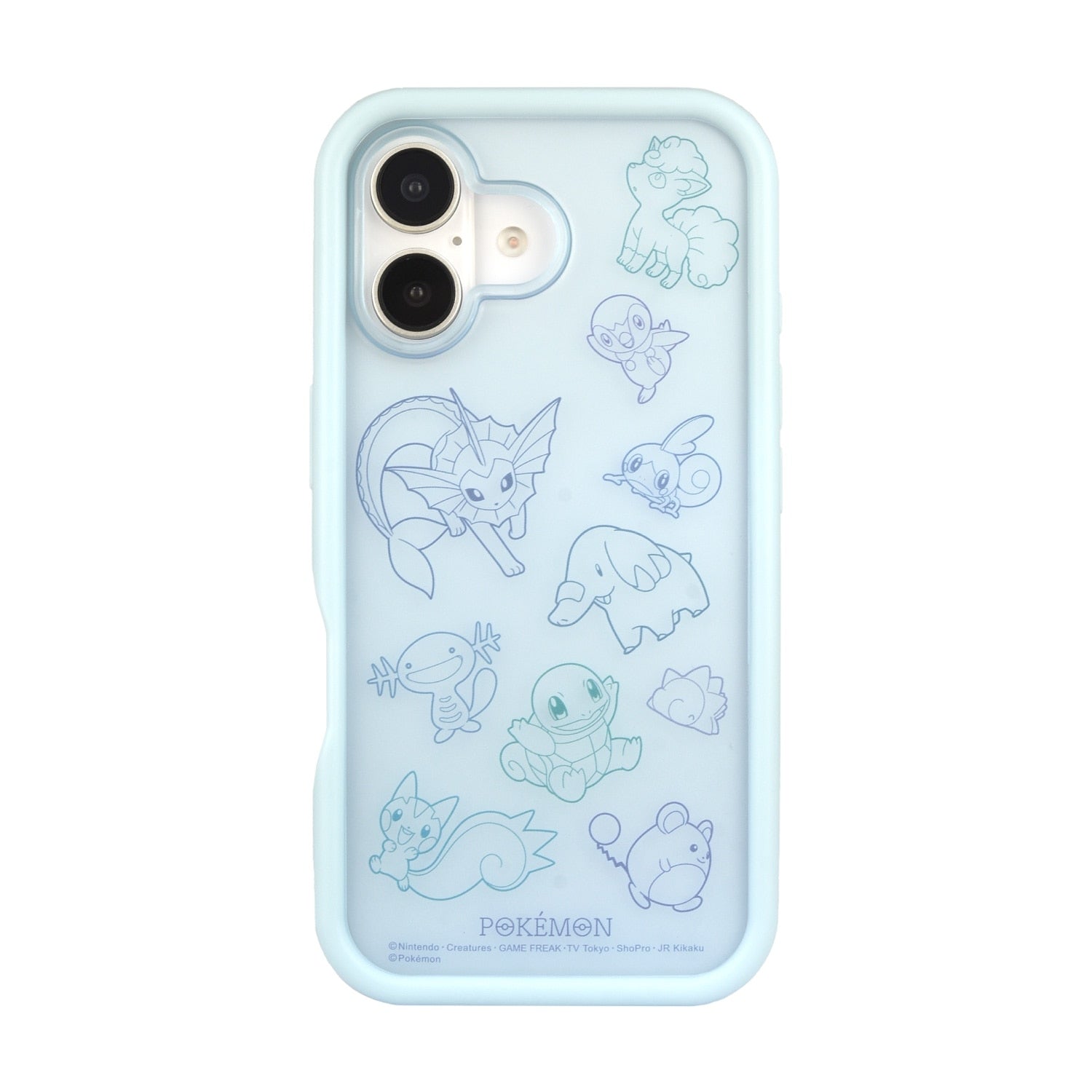 Plump frame iPhone case with Snubbull design from Japan