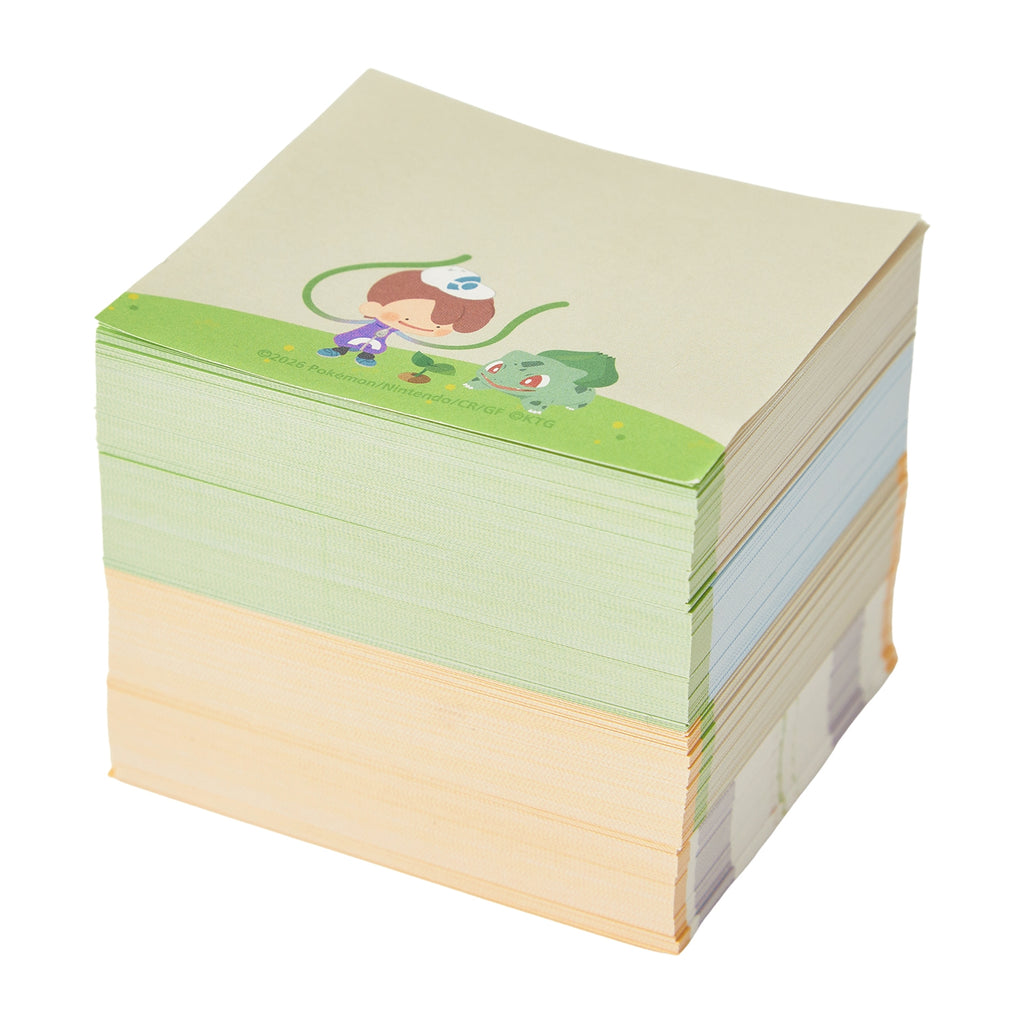 Pokemon Block Memo Poco A packaging, shipped from Japan