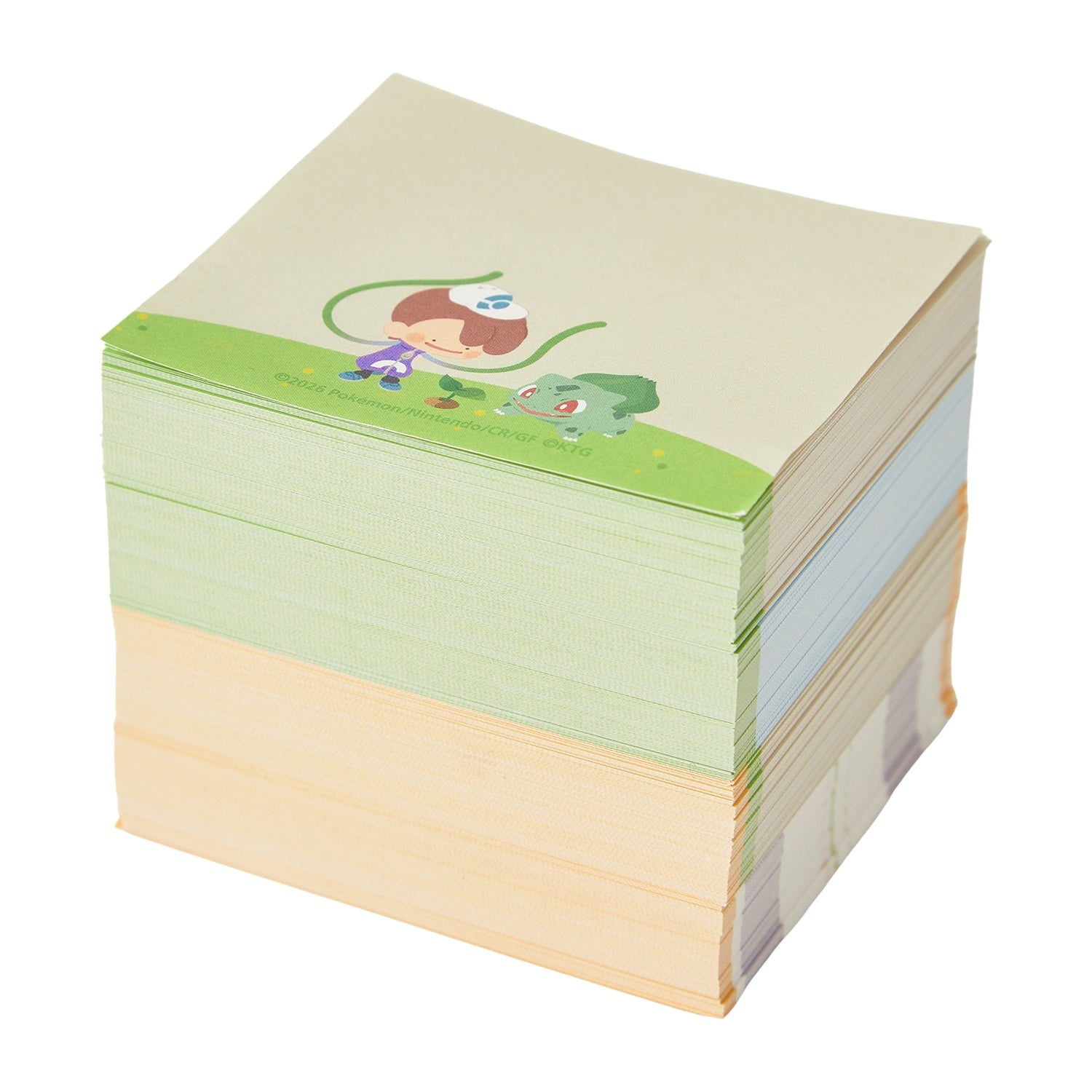 Pokemon Block Memo Poco A packaging, shipped from Japan