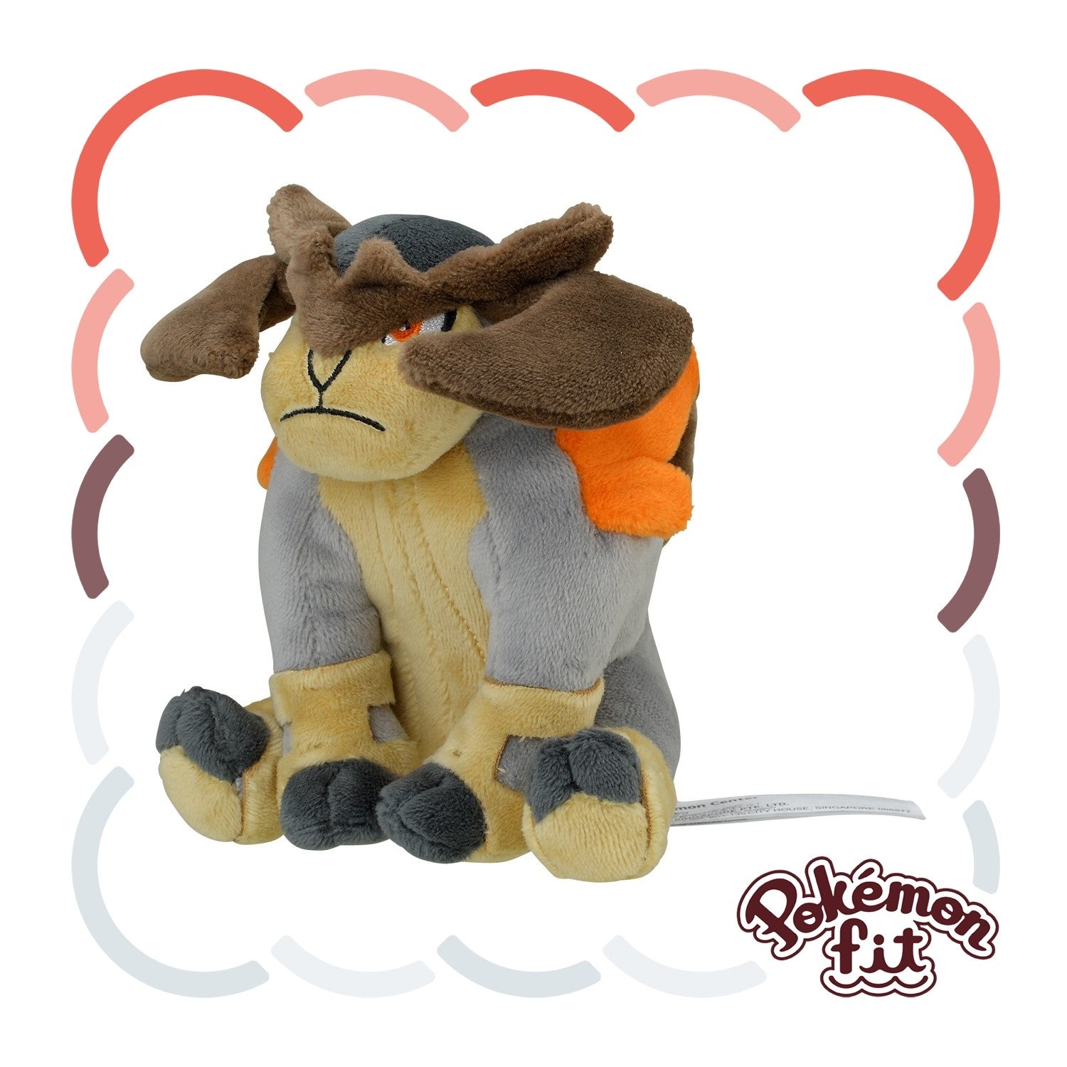 Pokémon Fit Terrakion (#639) Official Plush – Pokémon Center Japan
