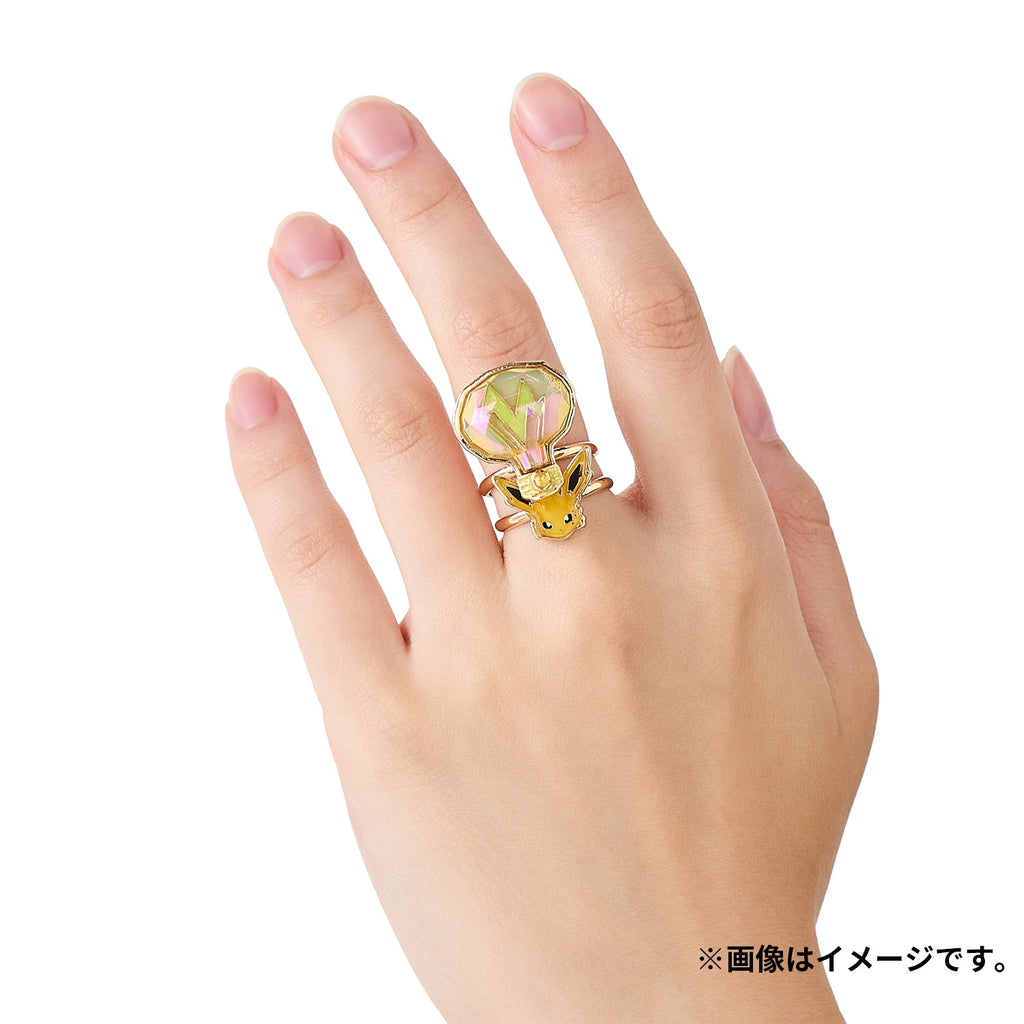 Pokémon Electric Terrace ring, Japanese collectible, side view