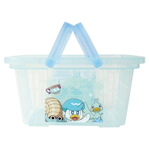 Official Pokemon Center Japan Snubbull basket, blue and mint colors, sourced from Japan