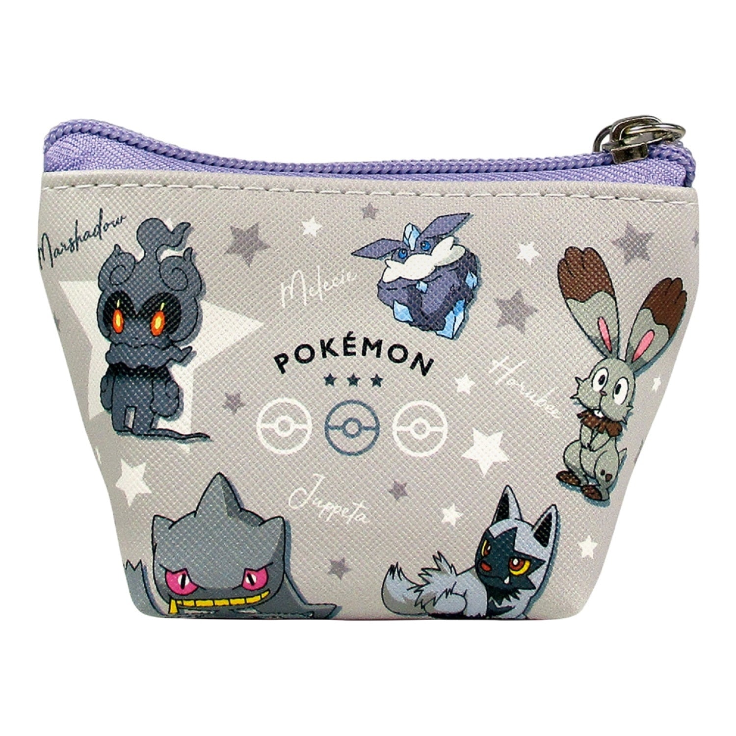 Triangular mini pouch colors/gray