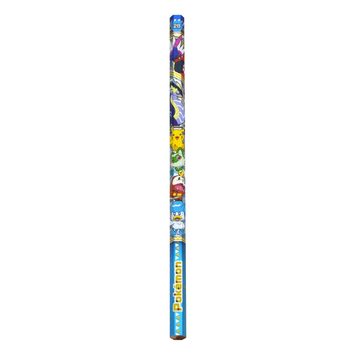 Pokemon Kakikata Pencil 2B Silver Scroll collectible item with silver scroll detail from Japan