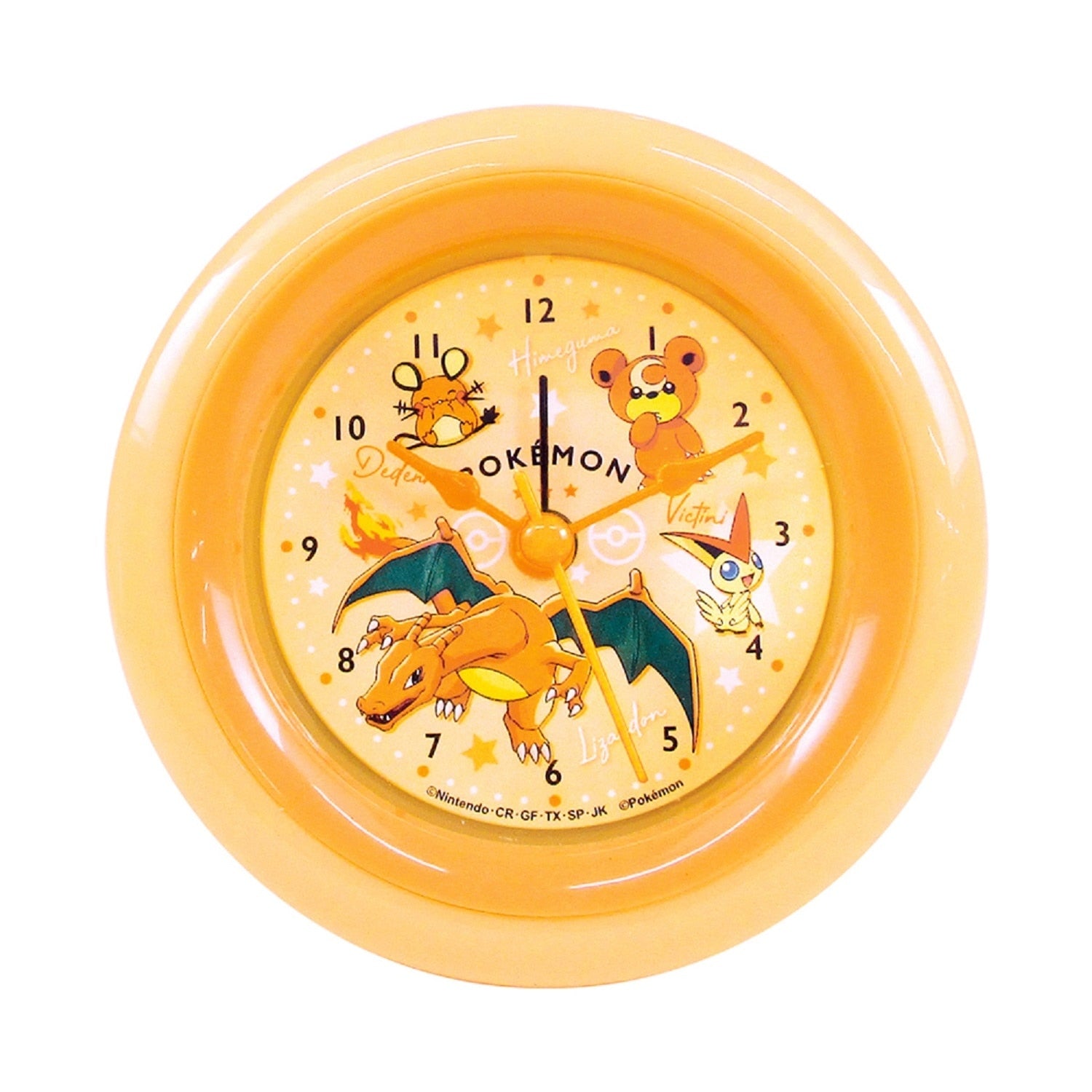 Round alarm clock colors/orange