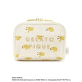 [gelato pique] All-over pattern pouch yellow