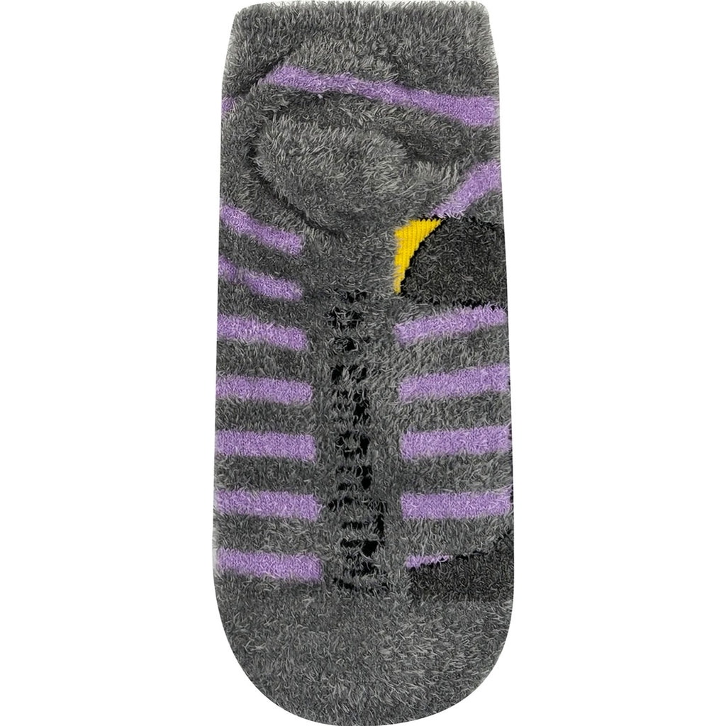 Fluffy socks Blacky striped women's (23-25cm)