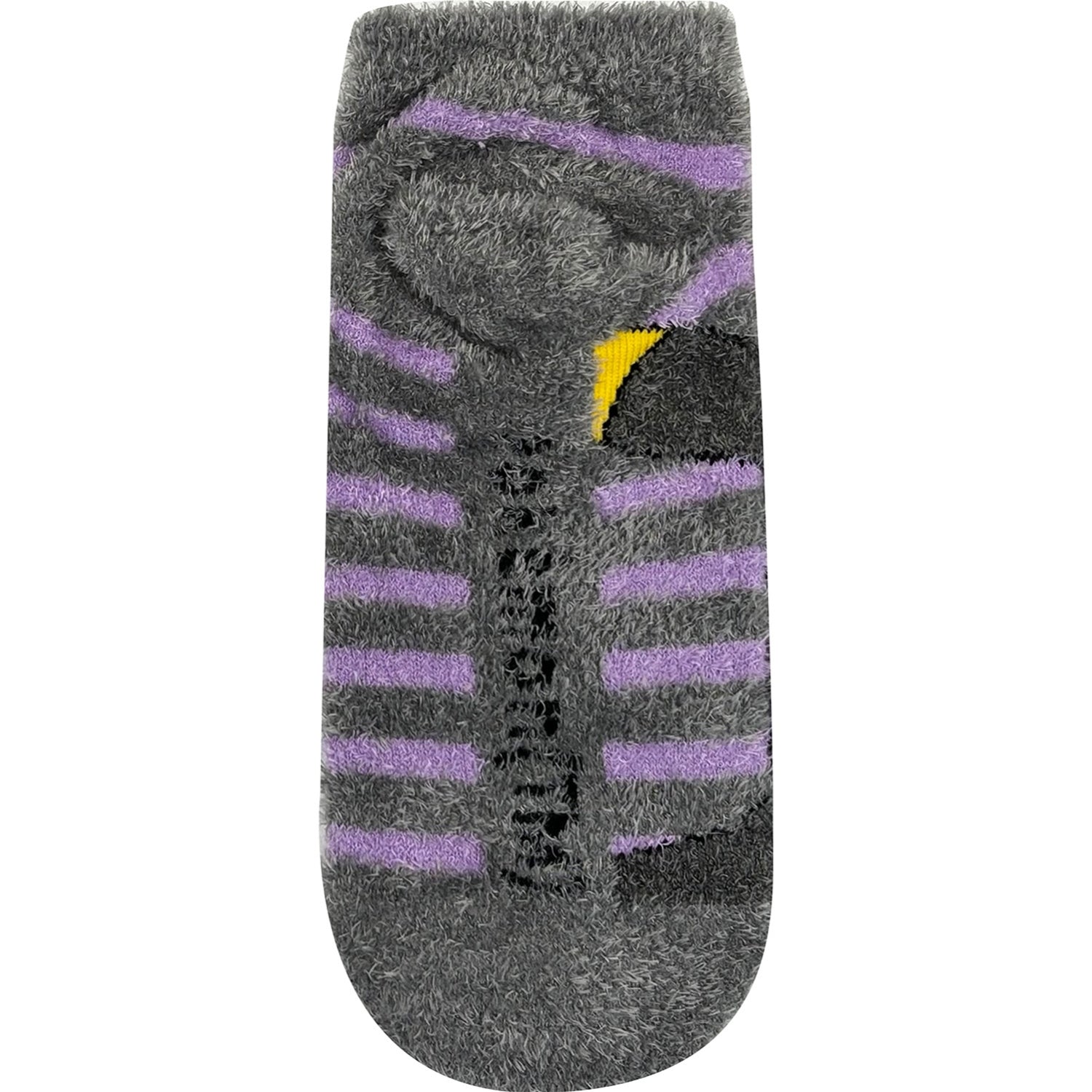 Fluffy socks Blacky striped women's (23-25cm)