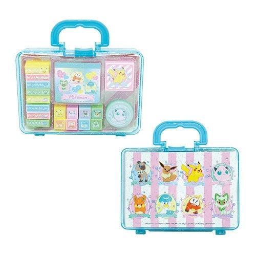 Pokemon Japan Stamp memo set with colorful stickers and stamps