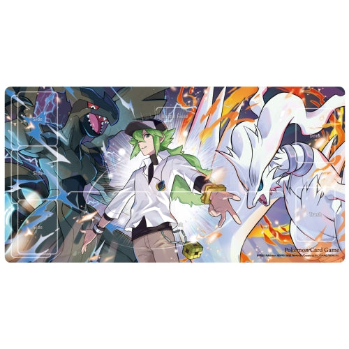 Pokemon Card Game Rubber Playmat N & Reshiram & Zekrom