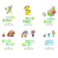 Celebi Acrylic Charm with stand, official Pokemon Center Japan product from Japan