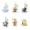 Detective Pikachu acrylic keychain with detailed face from Japan